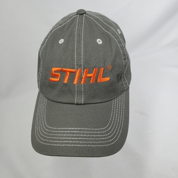 STIHL Logo Baseball Cap Trucker Hat Outdoor Chainsaw Power Tools Embroidered EUC - Picture 2 of 12